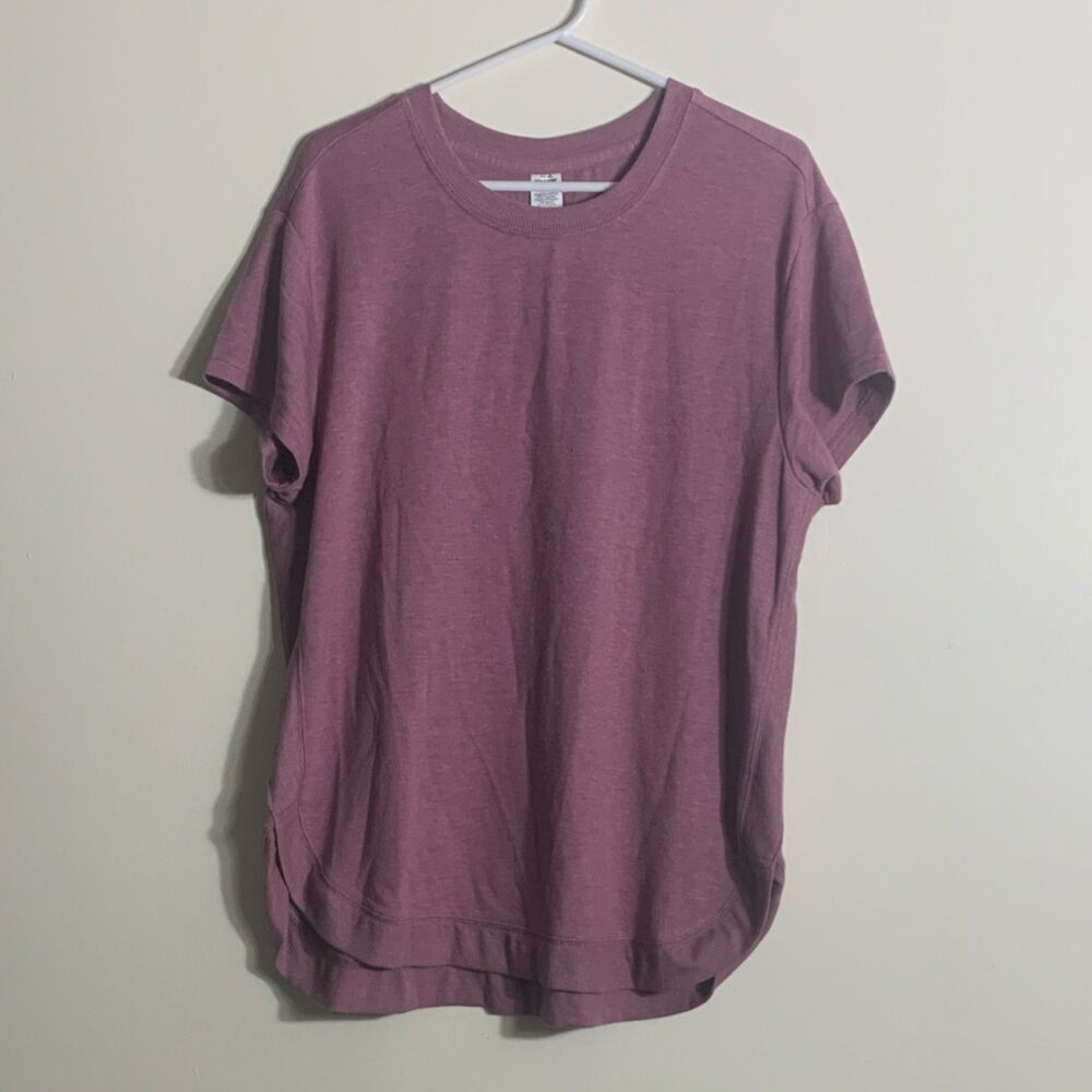 RBX Lightweight Crew Neck Short Sleeve Purple T-Shirt - Size L